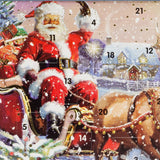 Santas Sleigh Christmas Advent Calendar | Traditional Picture Advent Calendar Advent Calendar - Tophatter Daily Deals