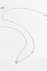 A To F Zircon 925 Sterling Silver Necklace Necklaces - Tophatter Daily Deals