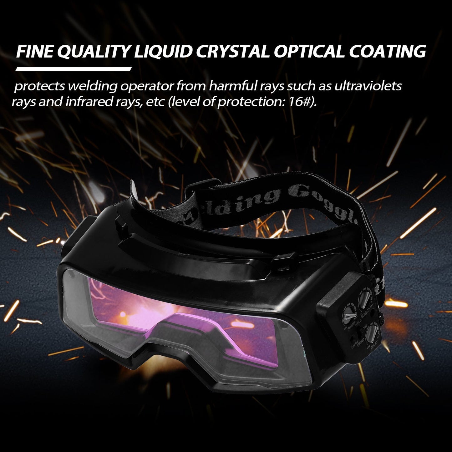 Automatic Changing Light Welding Mask Burning Welding Cap Protective Headwear Special Glasses 0 - Tophatter Daily Deals