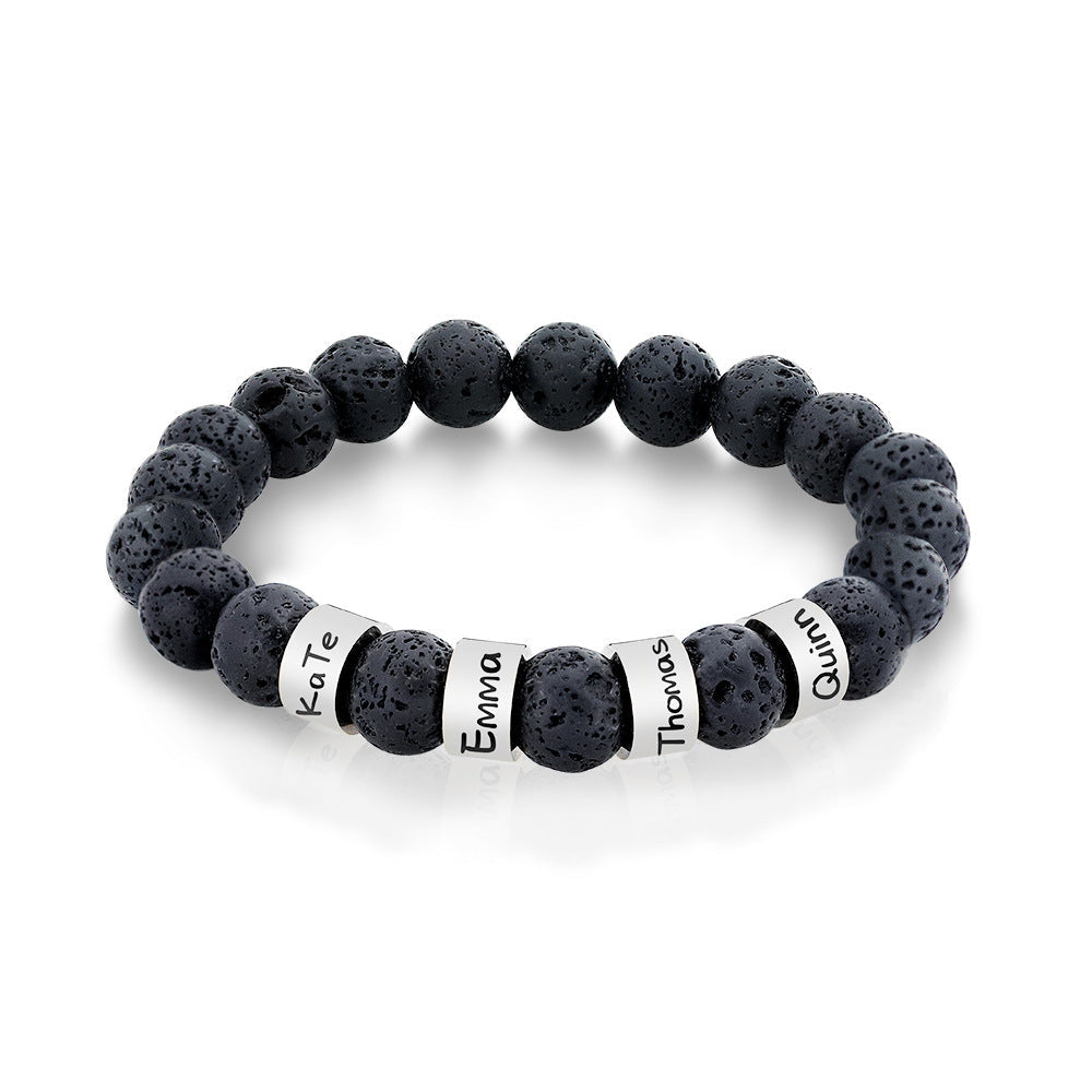 Accessories Letter Bracelet Men's Personality Lettering 7 - Tophatter Daily Deals