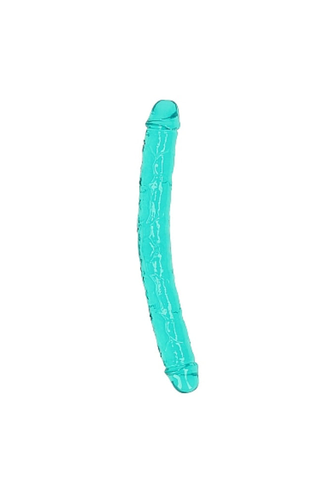 Shots Toys - RealRock - 13" Double Dong - Turquoise Sex Toy - Tophatter Daily Deals
