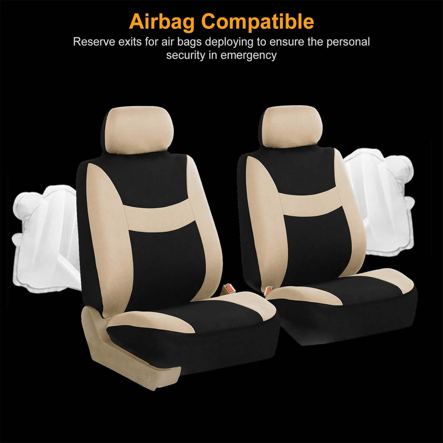 14-Pieces: Universal Auto Seat Cover Set Automotive - Tophatter Daily Deals