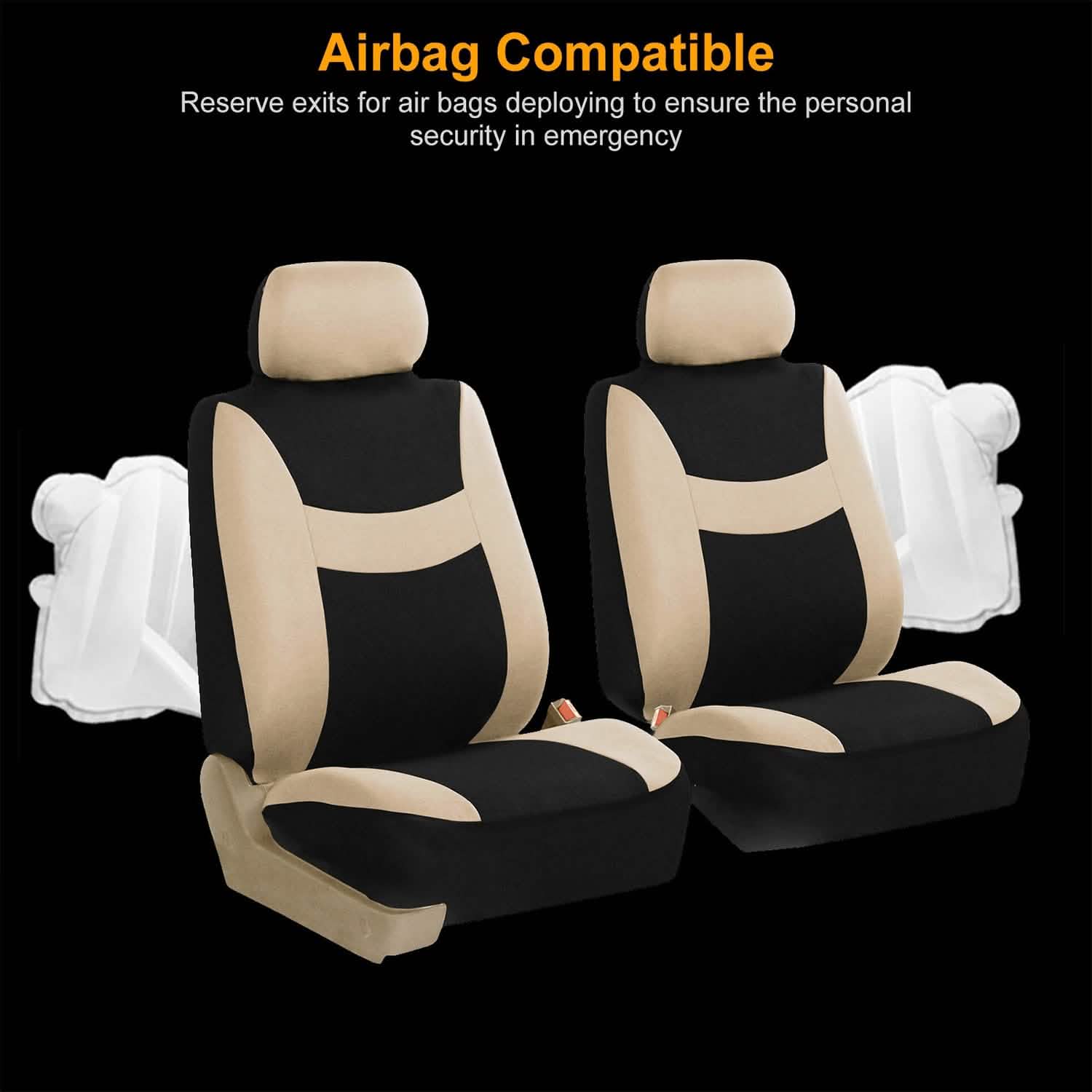 14-Pieces: Universal Auto Seat Cover Set Automotive - Tophatter Daily Deals