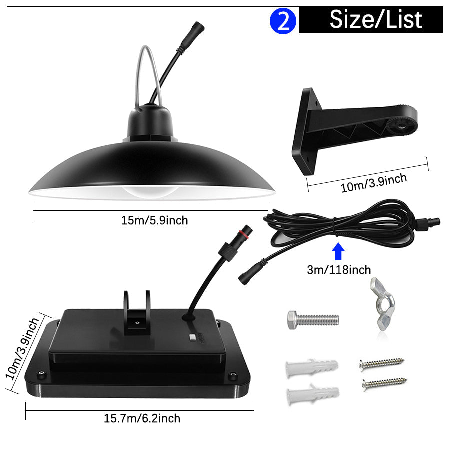16LED solar chandelier 0 - Tophatter Daily Deals