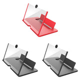 3D Screen Magnifier Signal Booster Mobile Screen Lightweight Foldable Magnifying Glass 2pcblack1red 0 - Tophatter Daily Deals