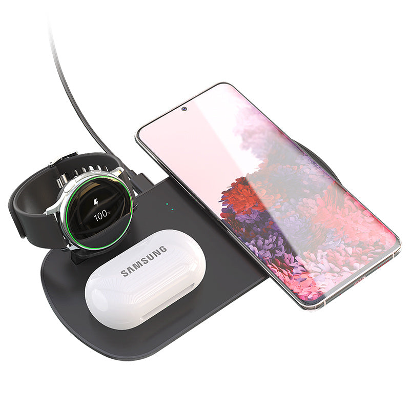 3 in 1 wireless charger 0 - Tophatter Daily Deals