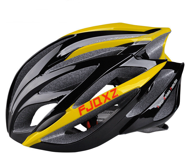 Bicycle Helmet Male Mountain Bike Road Wheel Sliding Balance Bike Breathable Riding Equipment Yellow One Size 0 - Tophatter Daily Deals