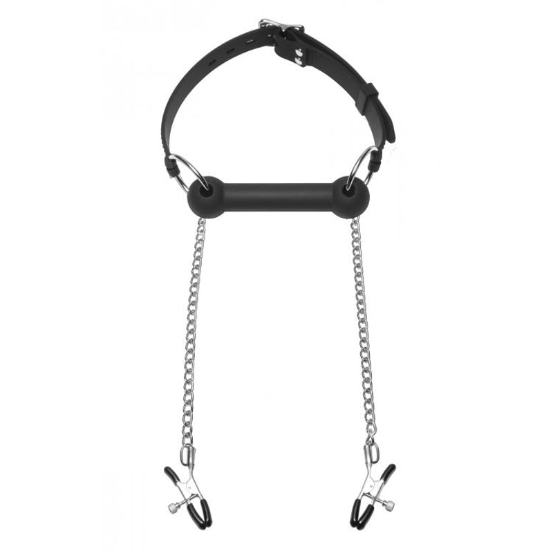 Equine Silicone Bit Gag With Nipple Clamps For Playful Restraint And Pleasure > Bondage Gear > Gags and Bits - Tophatter Daily Deals