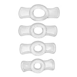 Size Matters Endurance Set With Four Stretchable Sizes – Penis Ring Set > Cock Ring > Sets - Tophatter Daily Deals