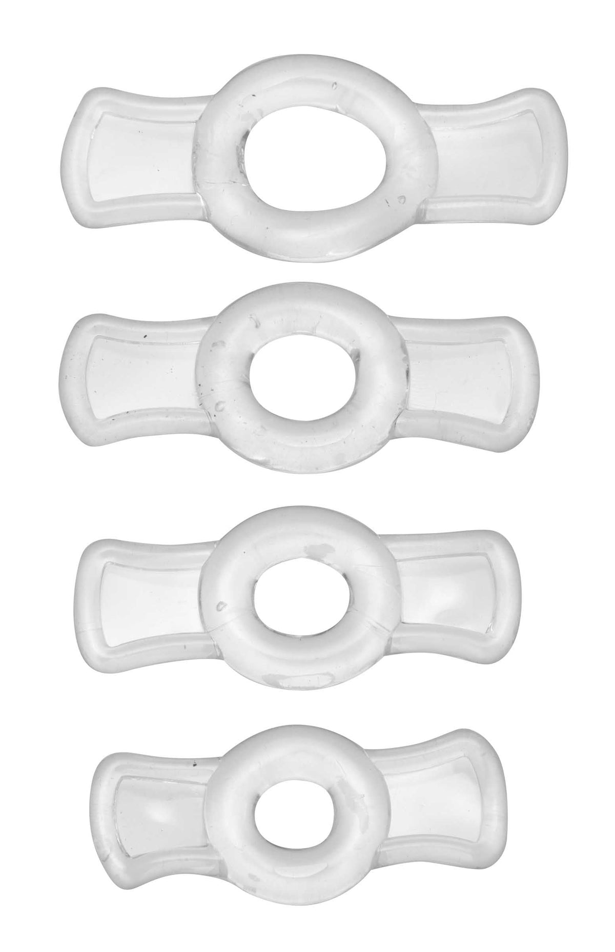 Size Matters Endurance Set With Four Stretchable Sizes – Penis Ring Set > Cock Ring > Sets - Tophatter Daily Deals