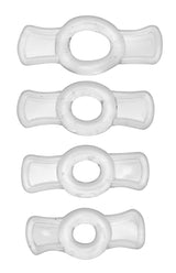Size Matters Endurance Set With Four Stretchable Sizes – Penis Ring Set > Cock Ring > Sets - Tophatter Daily Deals