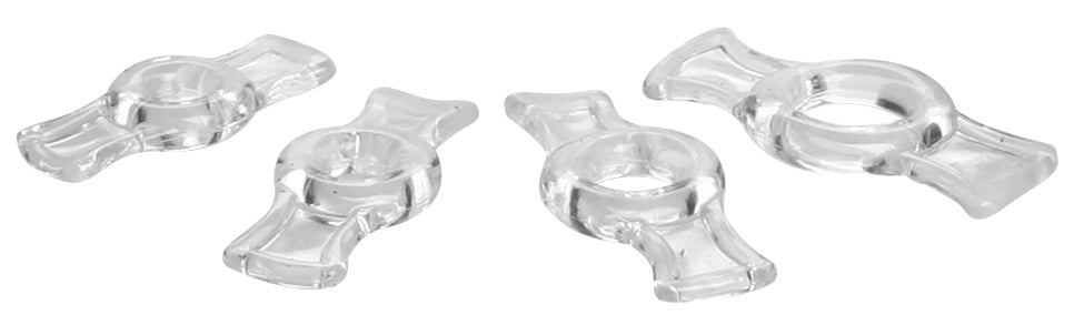 Size Matters Endurance Set With Four Stretchable Sizes – Penis Ring Set > Cock Ring > Sets - Tophatter Daily Deals