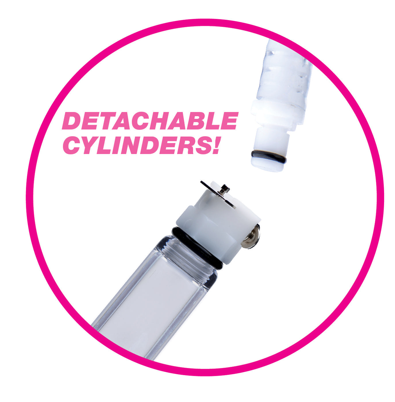 Nipple Pumping System with Dual Cylinders 2.75 Inches > Sex Toys > Nipple Suckers - Tophatter Daily Deals