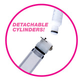 Nipple Pumping System with Dual Cylinders 2.75 Inches > Sex Toys > Nipple Suckers - Tophatter Daily Deals