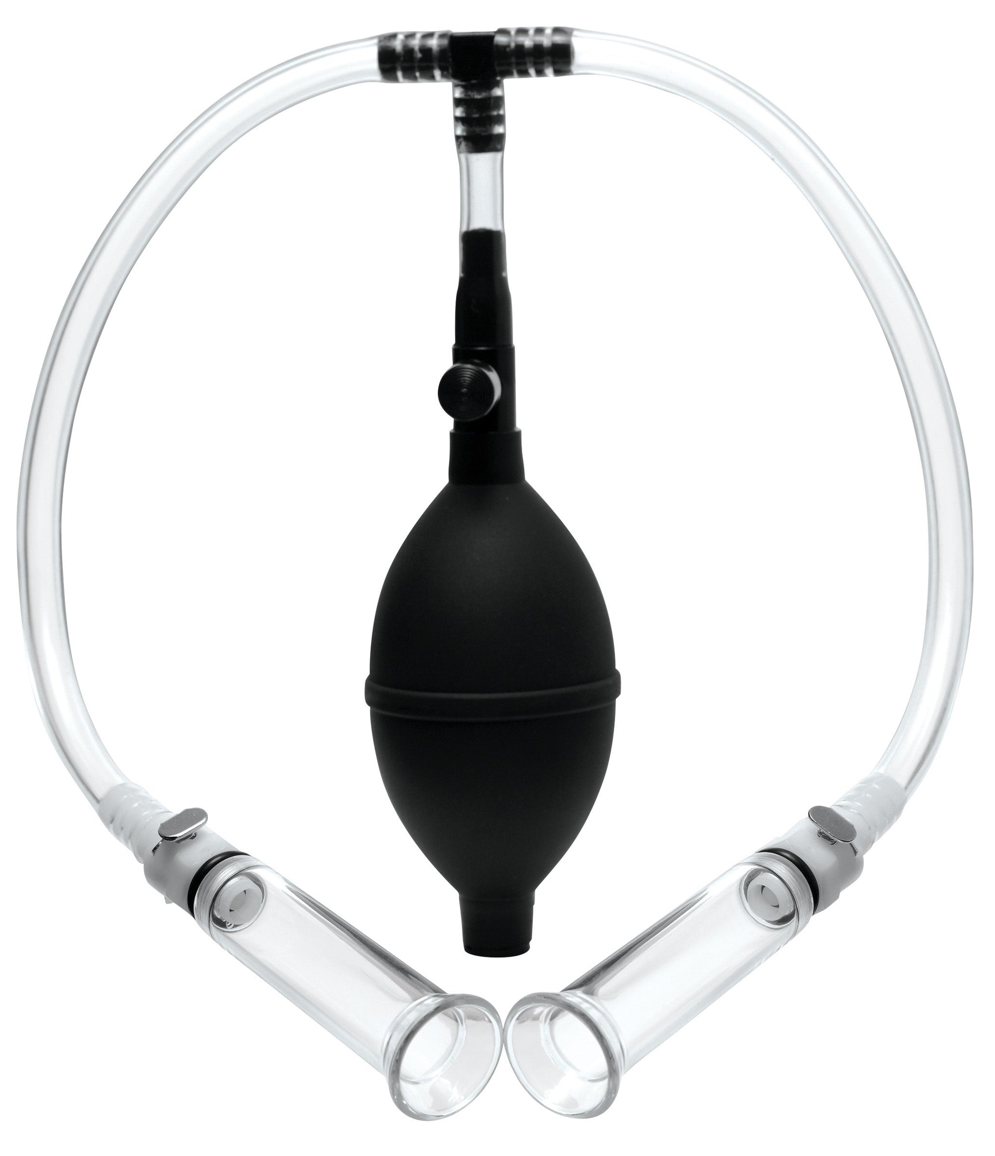Nipple Pumping System with Dual Cylinders 2.75 Inches > Sex Toys > Nipple Suckers - Tophatter Daily Deals