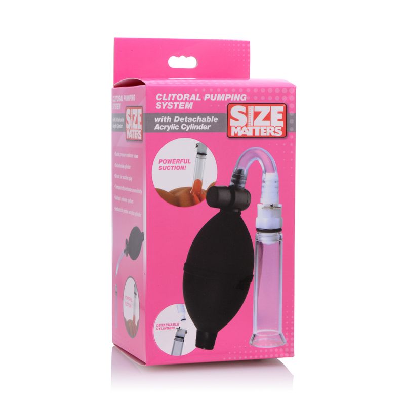 Clitoral Pumping System 12 Inches Length with 3 Inch Cylinder > Pumps > Female Pumps - Tophatter Daily Deals