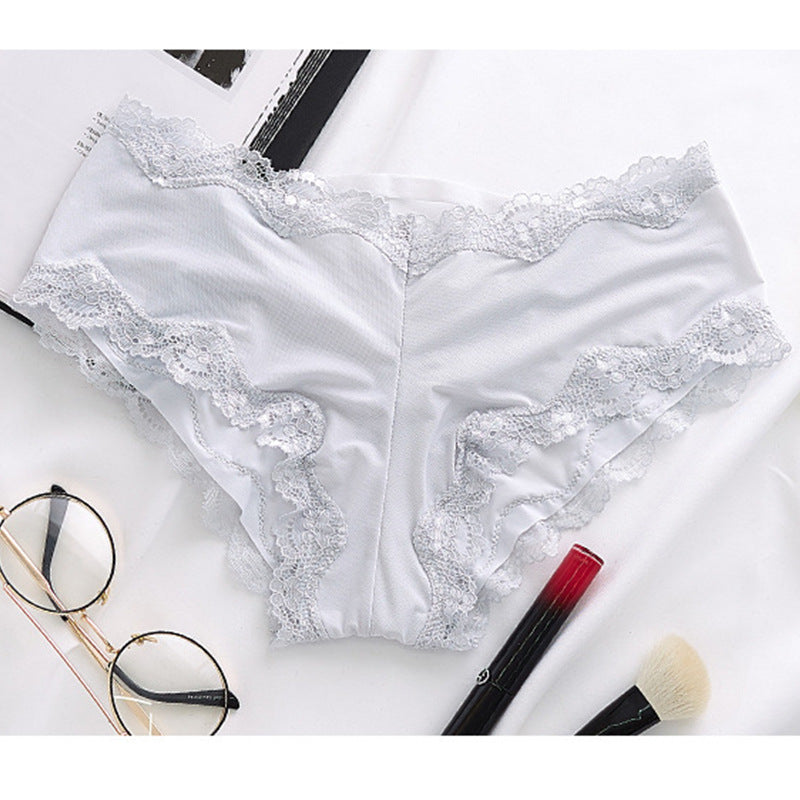 Ice silk lace panties gray 0 - Tophatter Daily Deals