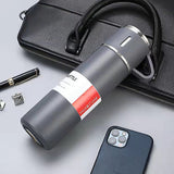 Business Gift Set Company Gift Event Stainless Steel Vacuum Flask Grey 500ML 0 - Tophatter Daily Deals