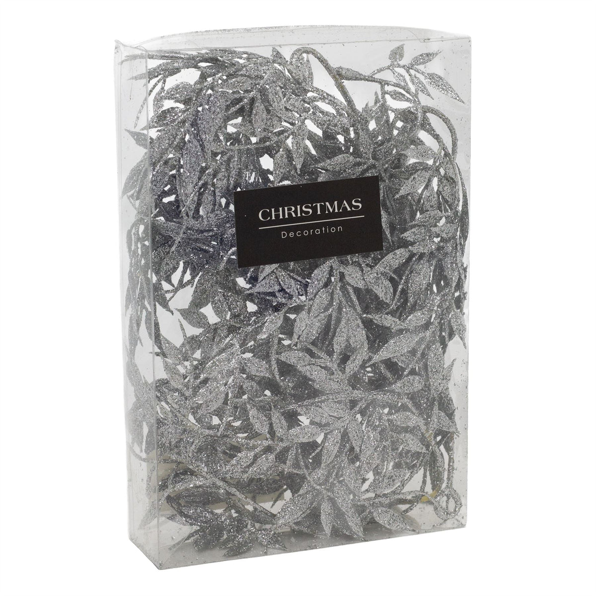 Silver Leaf Christmas Garland | Artificial Vine for Christmas Tree - 180cm Garland - Tophatter Daily Deals