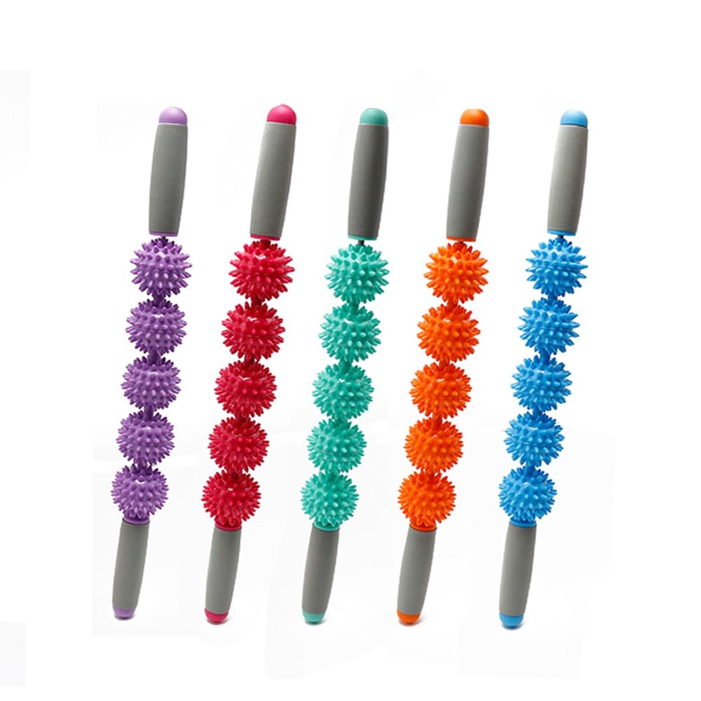 Anti Cellulite Massager Stick Anti-Cellulite Trigger Point Stick Body Foot Face Leg Slimming Massage Muscle Roller 0 - Tophatter Daily Deals