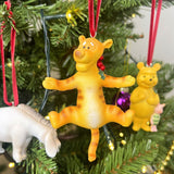 Tigger Christmas Tree Decoration with Holly, Gisela Graham 9.5cm Baubles - Tophatter Daily Deals