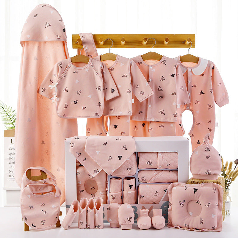 Baby cotton clothes gift box A 22pink 0 - Tophatter Daily Deals