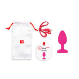 Gplug Large Bioskin Sweet Raspberry 3.9cm for Pleasure > Anal Range > Butt Plugs - Tophatter Daily Deals