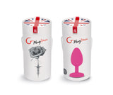 Gplug Large Bioskin Sweet Raspberry 3.9cm for Pleasure > Anal Range > Butt Plugs - Tophatter Daily Deals