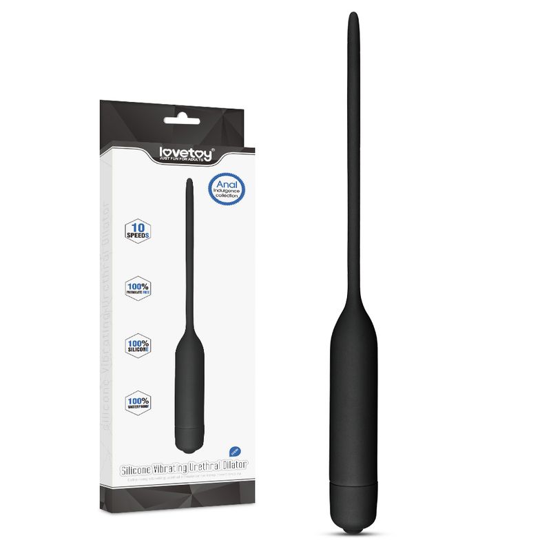 Silicone Vibrating Urethral Dilator with 10 Speed Vibrating Mechanism > Sex Toys For Men > Sounding Rods - Tophatter Daily Deals