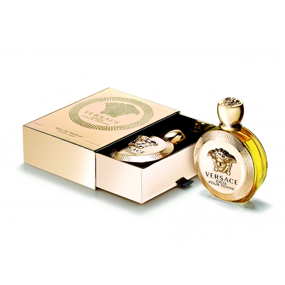 Versace Eros Pour Femme Eau De Parfum 100ml Spray - Tophatter Daily Deals