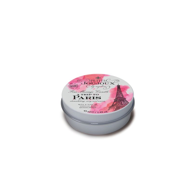 Petits JouJoux Massage Candle Paris 43ml Vanilla and Sandalwood Scent > Candles > Massage - Tophatter Daily Deals