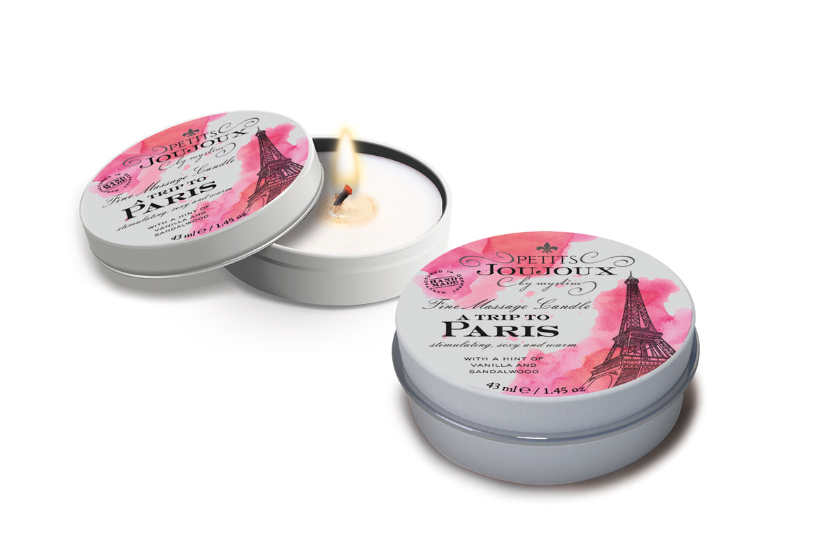 Petits JouJoux Massage Candle Paris 43ml Vanilla and Sandalwood Scent > Candles > Massage - Tophatter Daily Deals