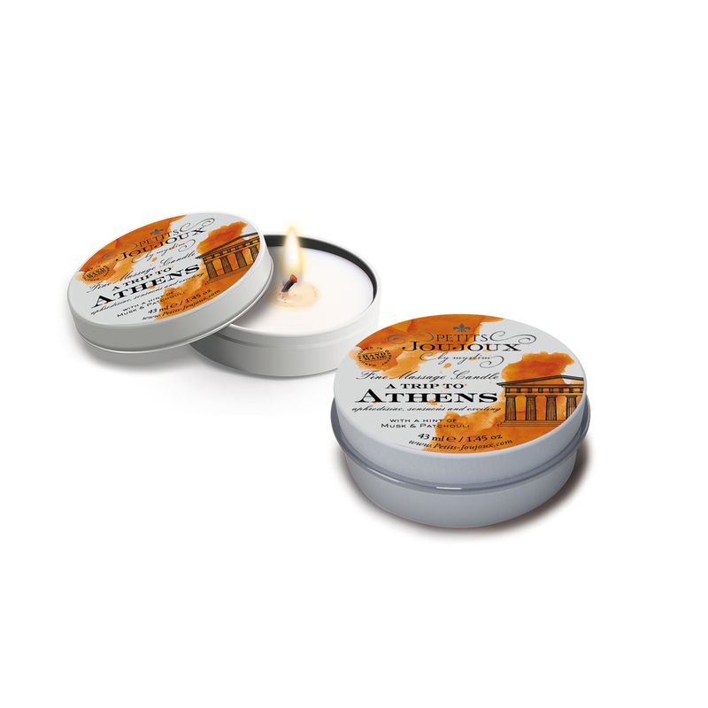 Petits JouJoux Massage Candle Athens 43ml Sensual Aromatherapy > Candles > Massage - Tophatter Daily Deals