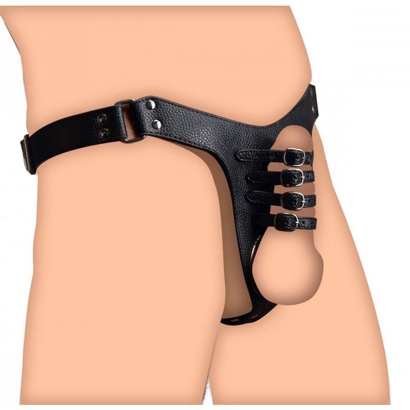 Male Chastity Harness for BDSM Control and Pleasure > Bondage Gear > Male Chastity - Tophatter Daily Deals