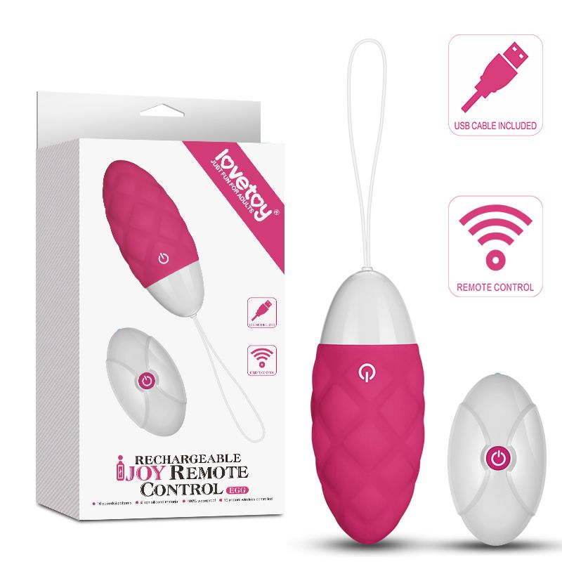 IJOY Wireless Remote Control Rechargeable Egg (Pink) – Remote-Controlled Vibrator > Sex Toys For Ladies > Vibrating Eggs - Tophatter Daily Deals