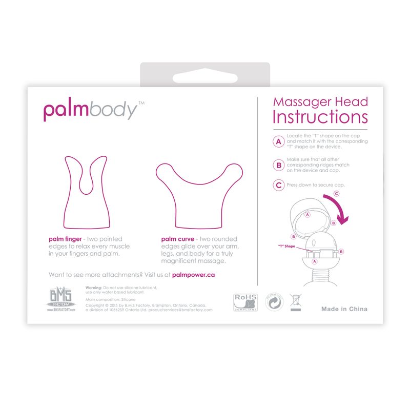 PalmBody Massager Heads - Attachment For Use With PalmPower > Sex Toys > Massage Wands - Tophatter Daily Deals