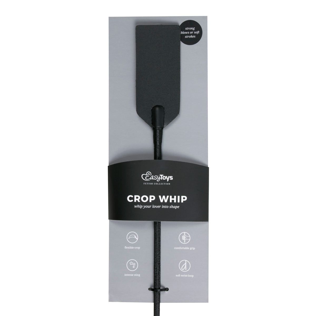 Rectangle Crop in Black - High Quality > Bondage Gear > Crops - Tophatter Daily Deals