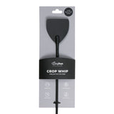 Wide Crop Whip in Black Leather for S and M Play > Bondage Gear > Crops - Tophatter Daily Deals