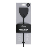 Wide Crop Whip in Black Leather for S and M Play > Bondage Gear > Crops - Tophatter Daily Deals