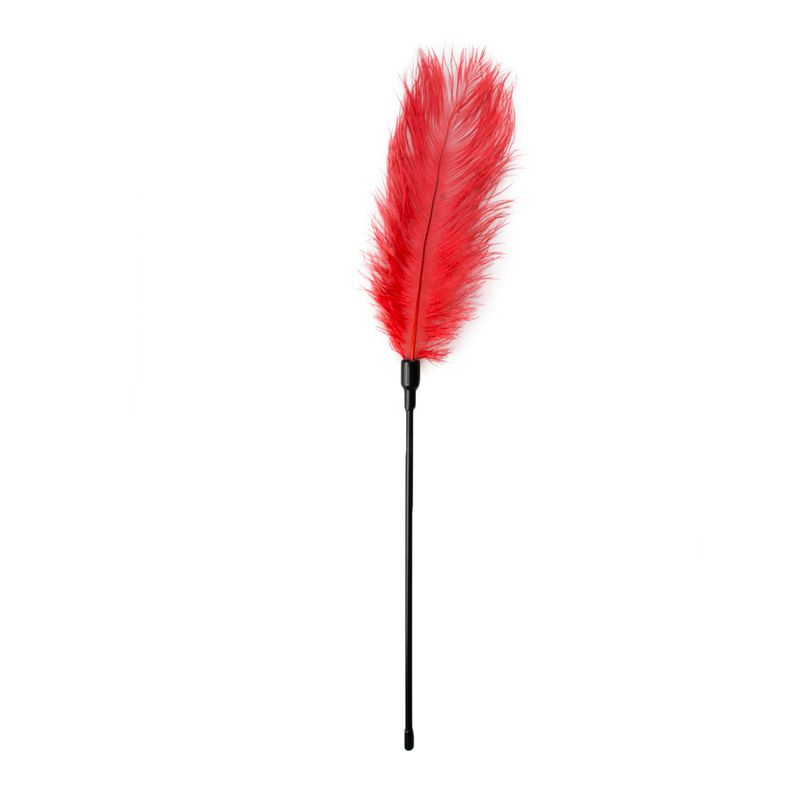Red Feather Tickler for Sensual Teasing and Intimate Play > Bondage Gear > Ticklers - Tophatter Daily Deals