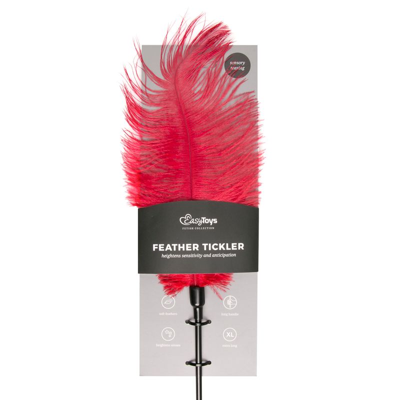 Red Feather Tickler for Sensual Teasing and Intimate Play > Bondage Gear > Ticklers - Tophatter Daily Deals