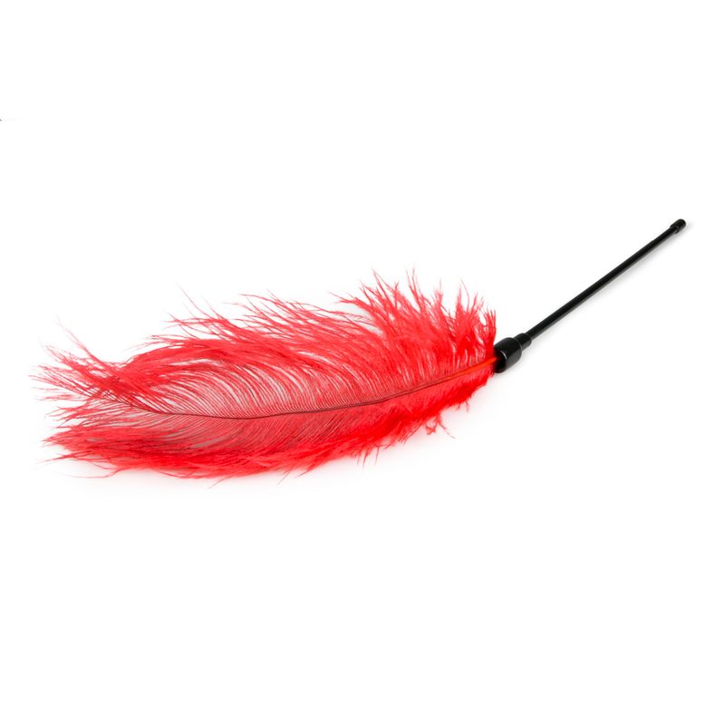 Red Feather Tickler for Sensual Teasing and Intimate Play > Bondage Gear > Ticklers - Tophatter Daily Deals