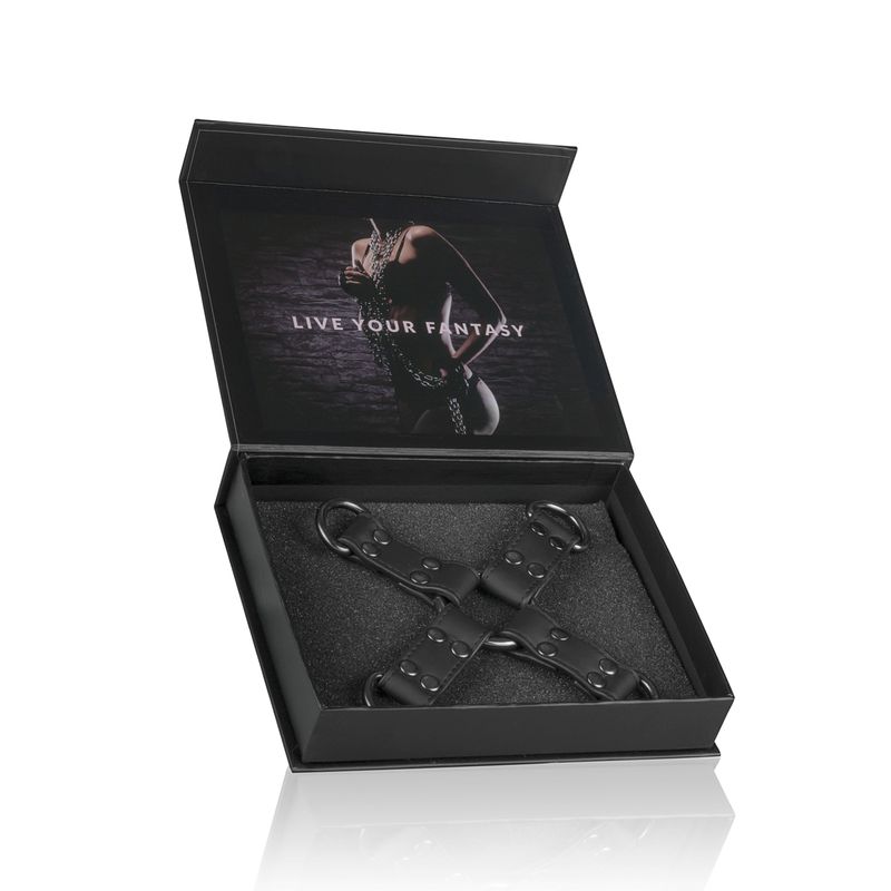 Hogtie Black Faux Leather Bondage Restraint > Bondage Gear > Restraints - Tophatter Daily Deals