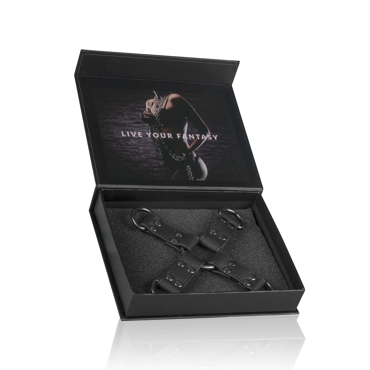 Hogtie Black Faux Leather Bondage Restraint > Bondage Gear > Restraints - Tophatter Daily Deals
