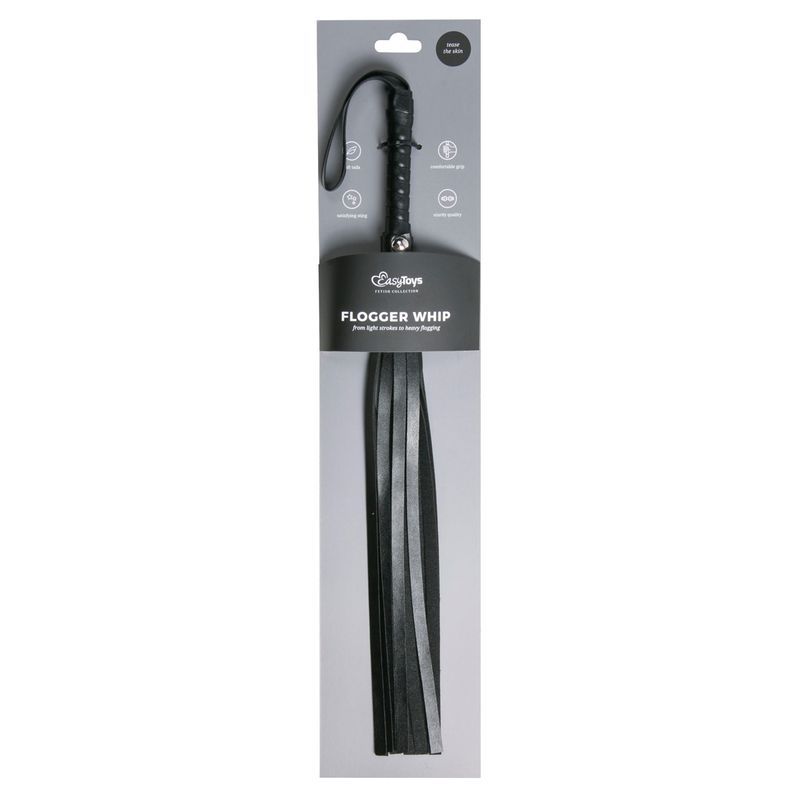 Flogger Whip Leather > Bondage Gear > Whips & Floggers - Tophatter Daily Deals