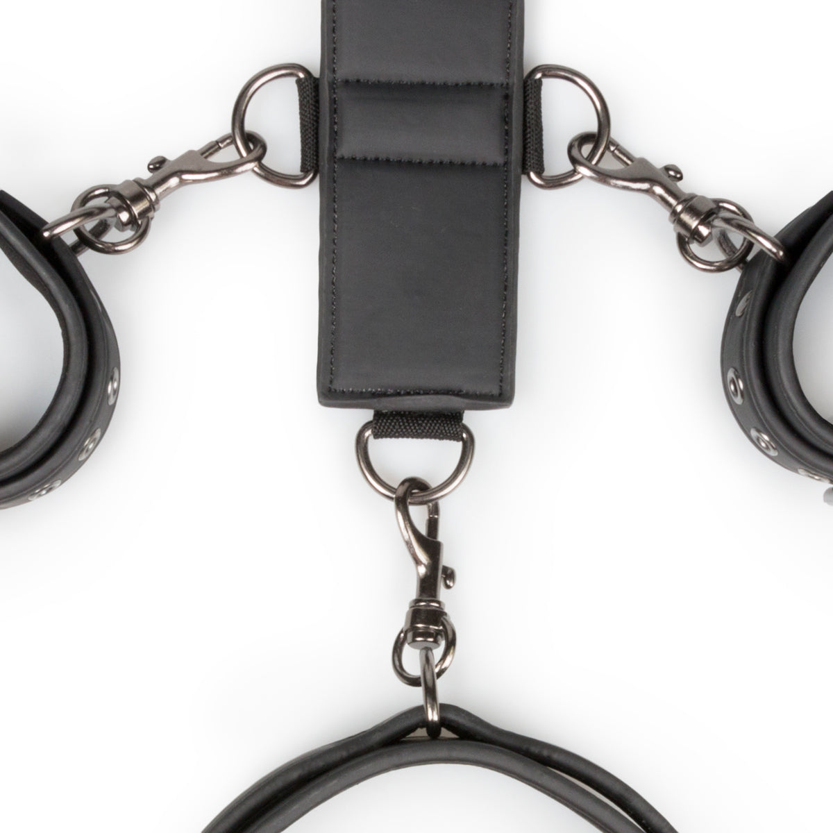 Neck and Wrist Restraint Bondage Kit with Harness Strap Handcuffs and Collar > Bondage Gear > Restraints - Tophatter Daily Deals