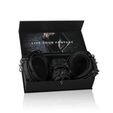 Thigh and Wrist Cuff Set – Durable Faux Leather BDSM Restraint Accessory > Bondage Gear > Restraints - Tophatter Daily Deals