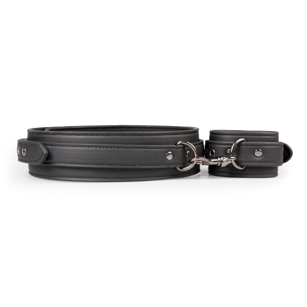 Thigh and Wrist Cuff Set – Durable Faux Leather BDSM Restraint Accessory > Bondage Gear > Restraints - Tophatter Daily Deals