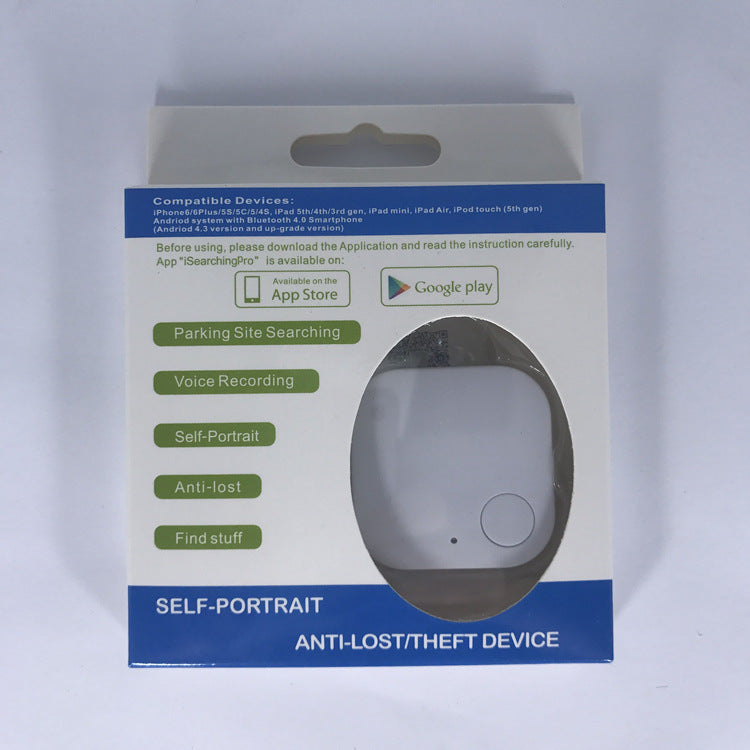 Bluetooth Anti-lost Device Square Bluetooth Detector White 0 - Tophatter Daily Deals