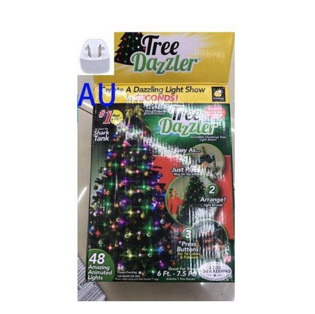 64 Light Dazzler Shower Tree Light Show Of Christmas Tree AU 0 - Tophatter Daily Deals